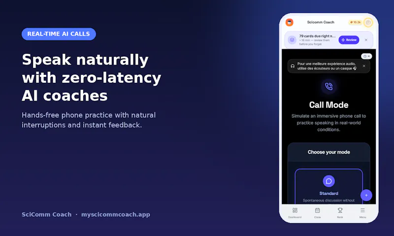Scicomm Coach screenshot 2