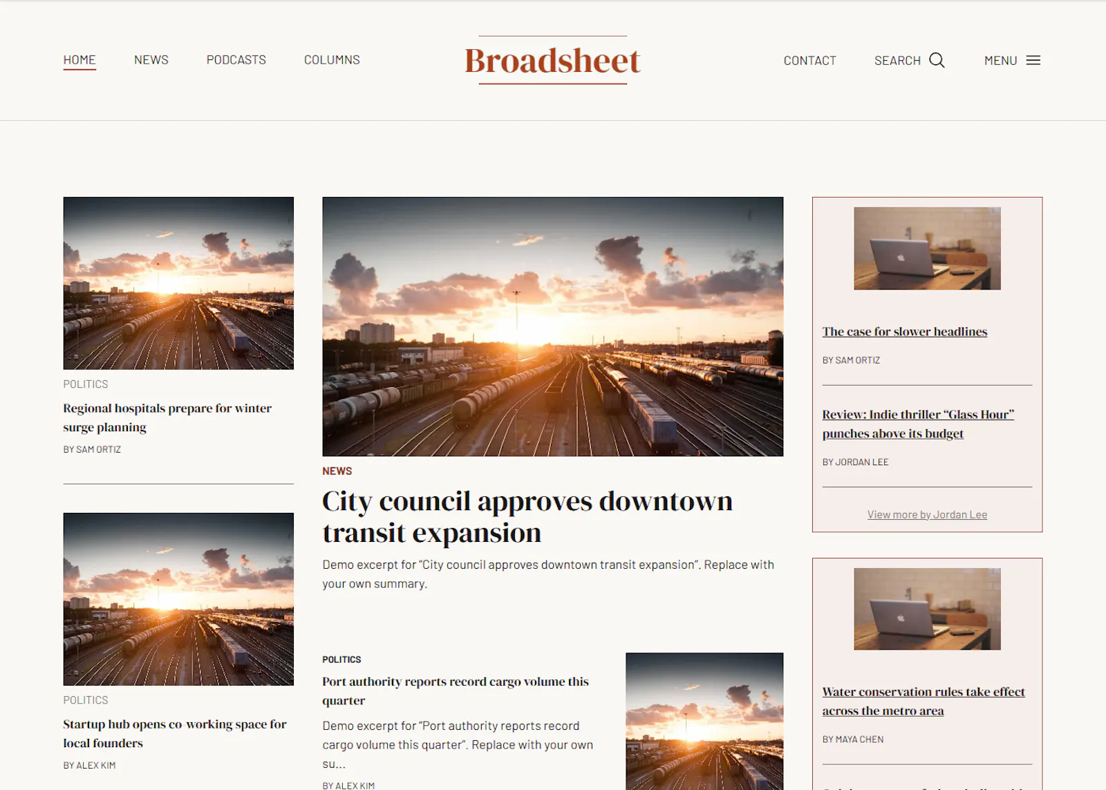 Broadsheet screenshot 3