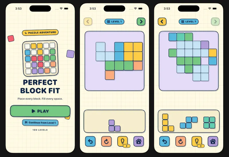 Perfect Block Fit screenshot 1