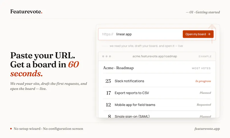 Featurevote 2.0 screenshot 2