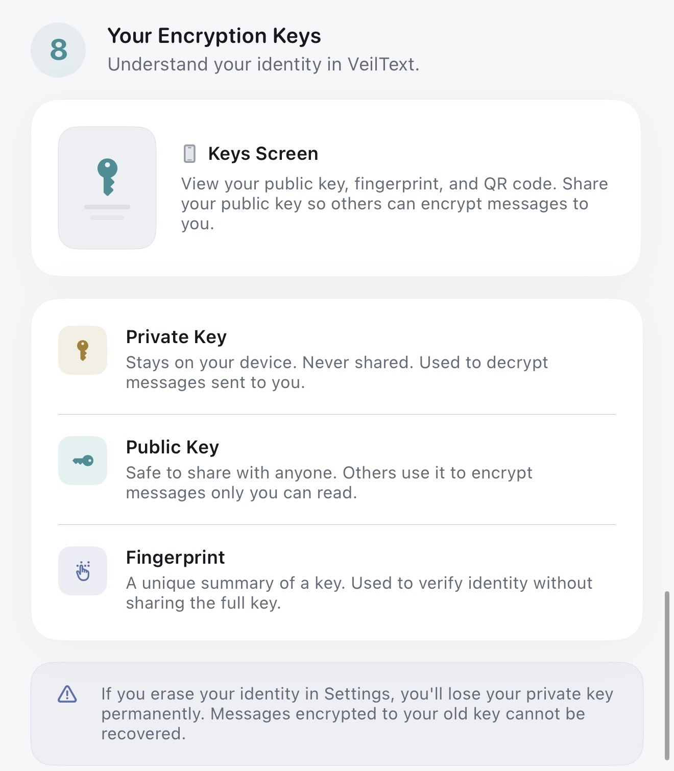 Veiltext Encrypt anything Send anywhere. gallery image
