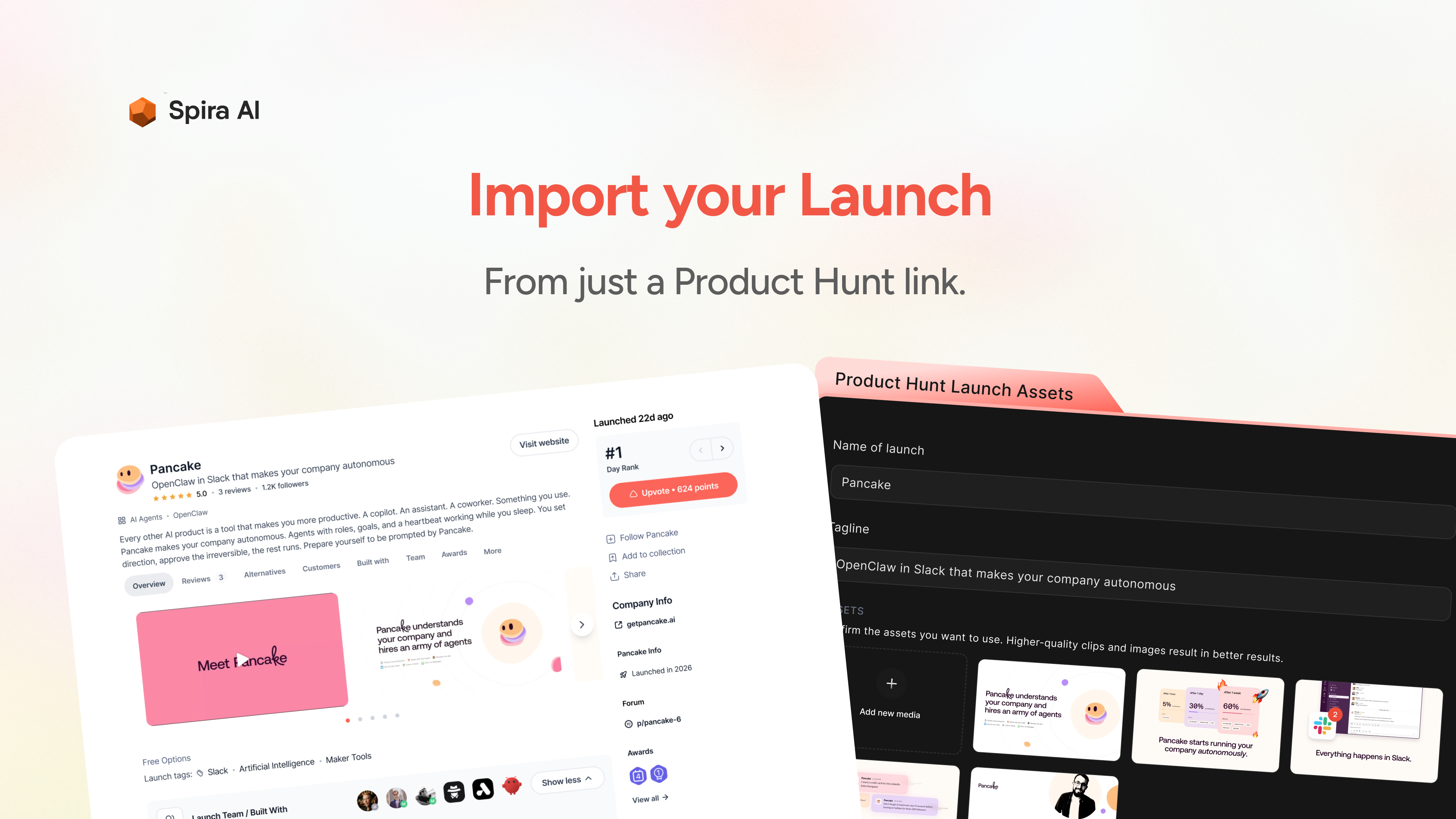 Spira for Product Hunt Makers gallery image
