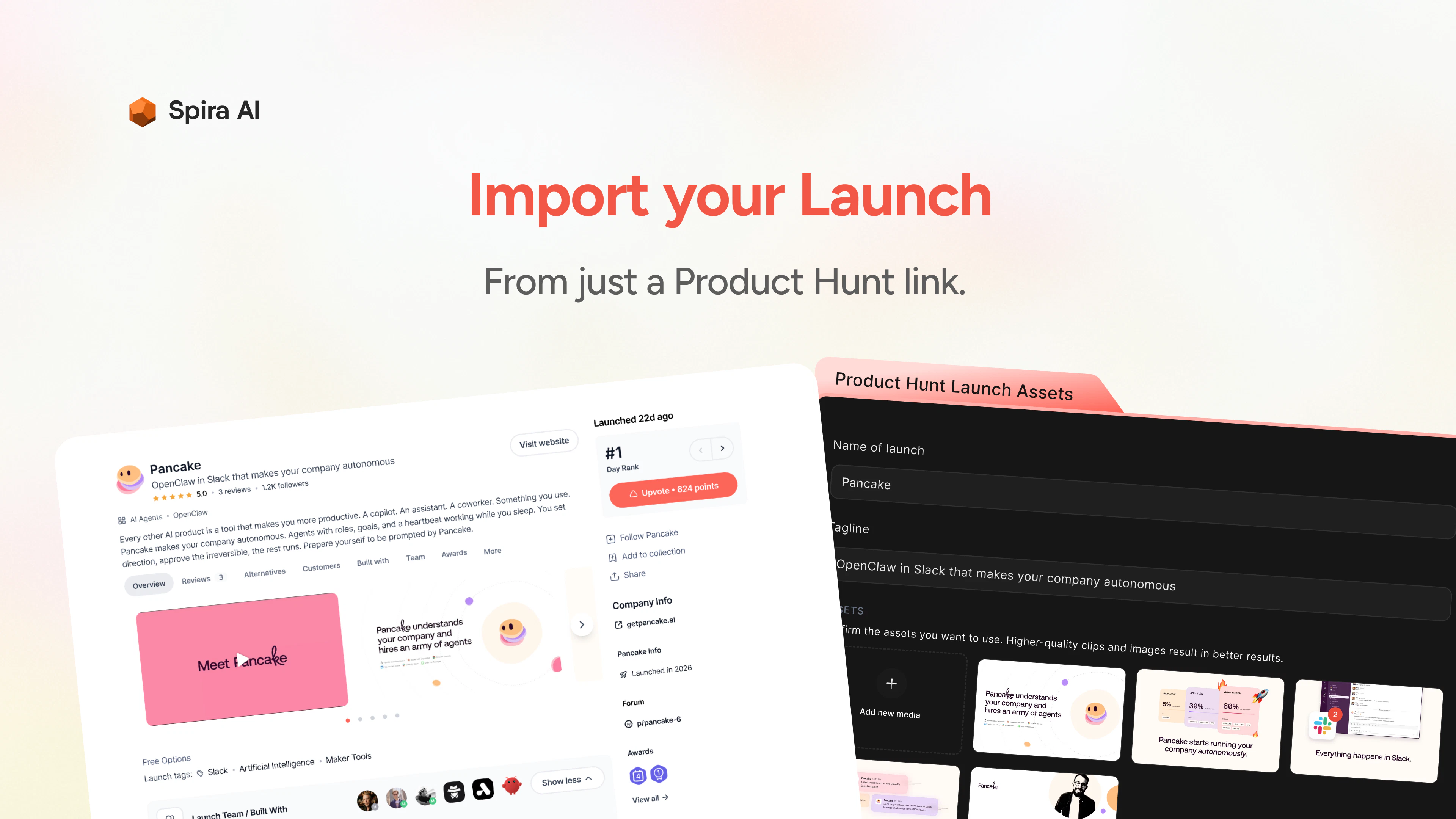 Spira for Product Hunt Makers 截图 2