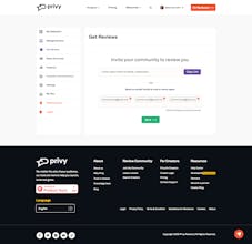 Screenshot of Privy Reviews&rsquo; viewer feedback section