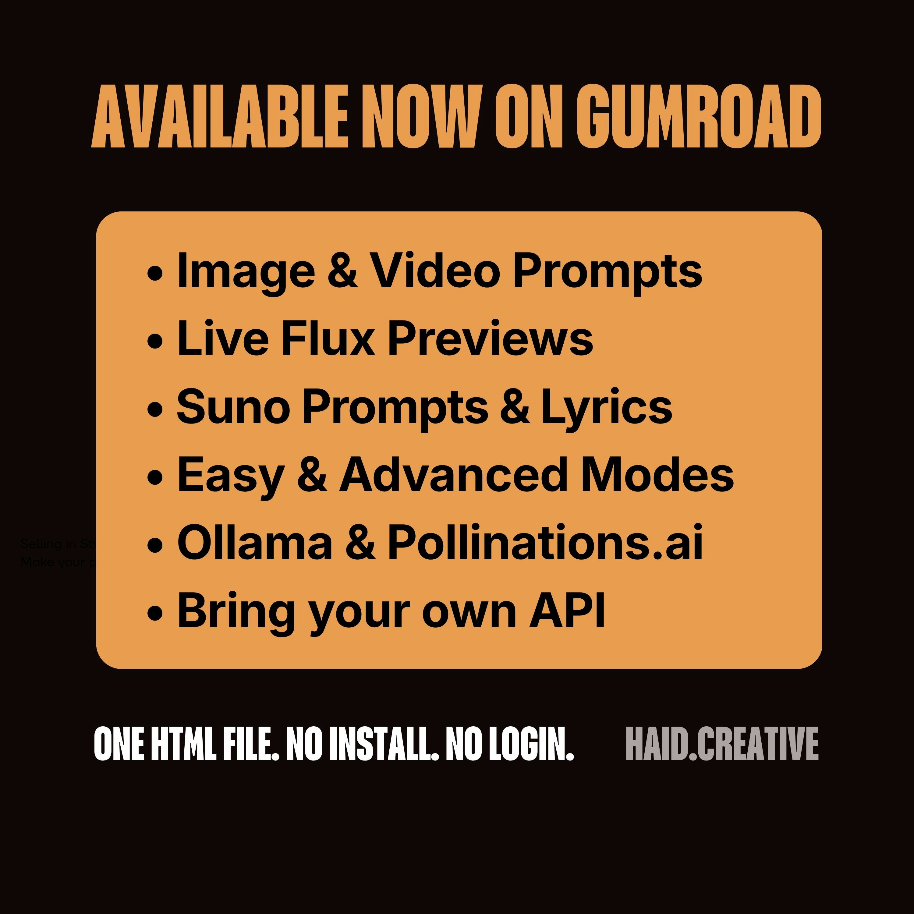 Cinematic Prompt Suite gallery image