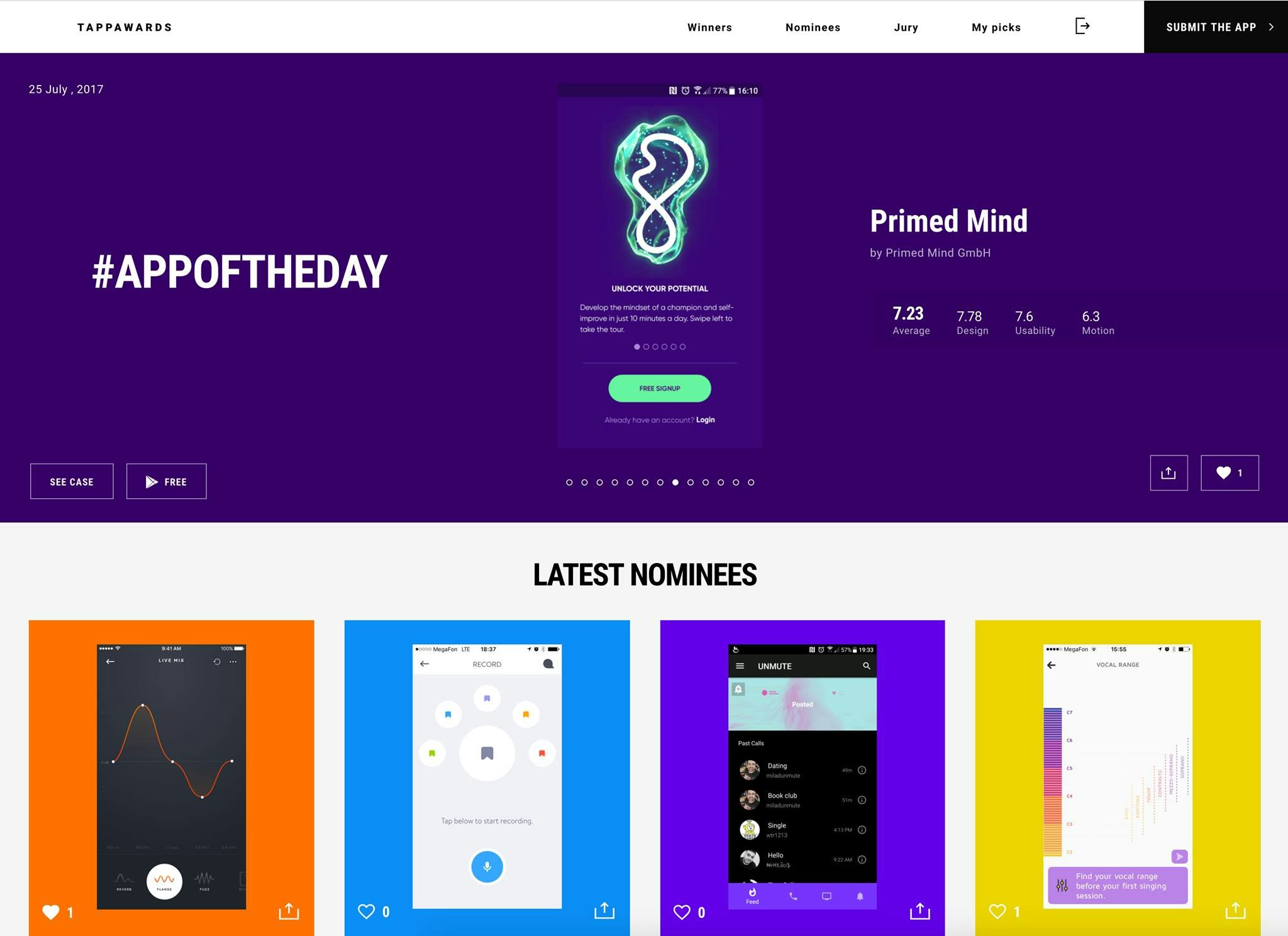 Tappawards gallery image