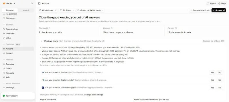 Depra AI screenshot 4