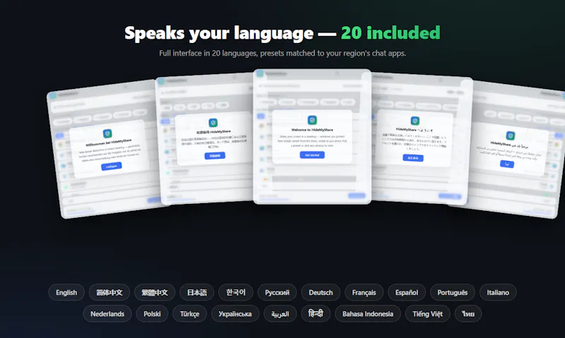 HideMyShare screenshot 2