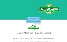 Partidito.com - Live the football media 1