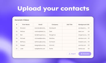 Sendspark Dynamic Videos gallery image
