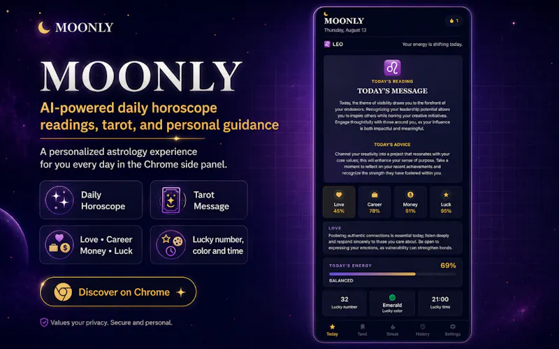 Moonly – Daily Horoscope & Tarot screenshot 2