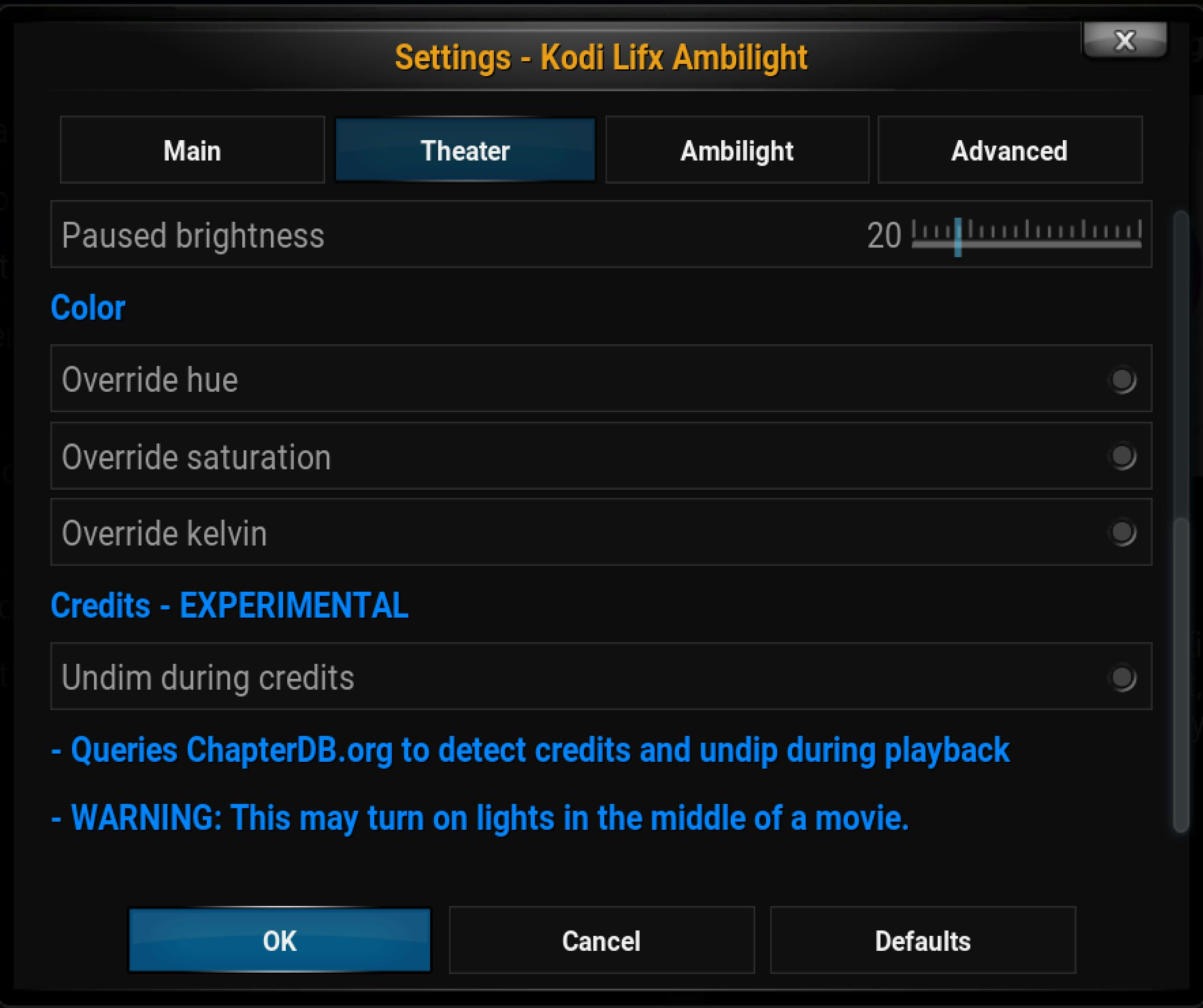 Lifx Addon for Kodi gallery image