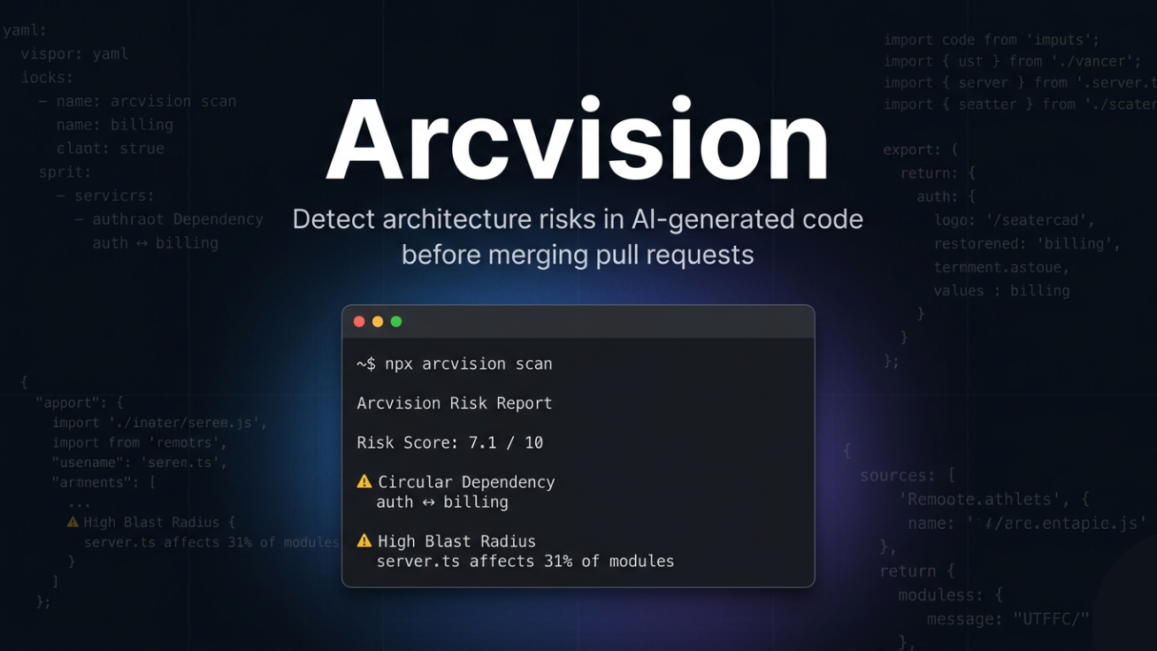 Arcvision  - Main product screenshot demonstrating key features and user interface