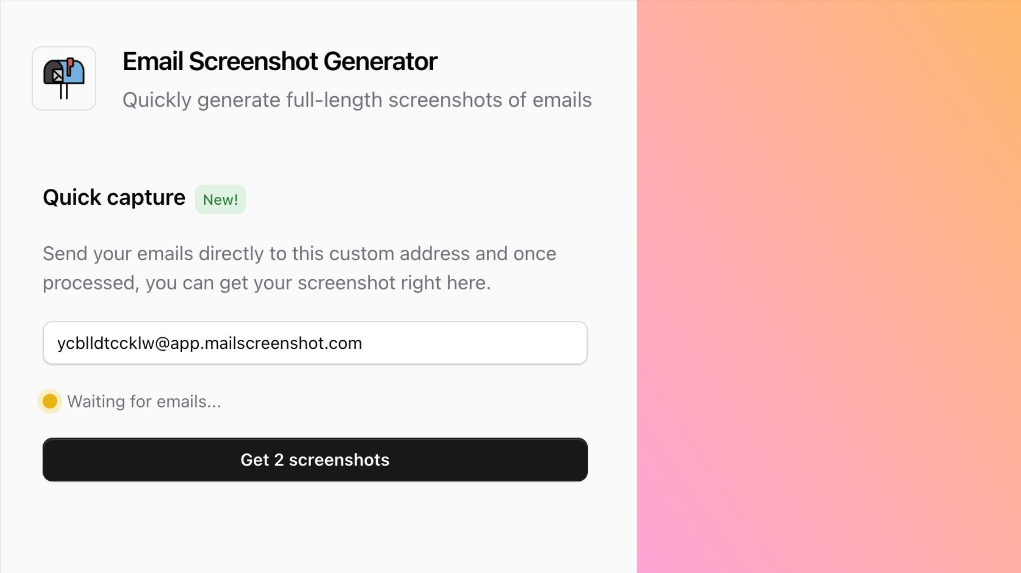 Email Screenshot Generator gallery image