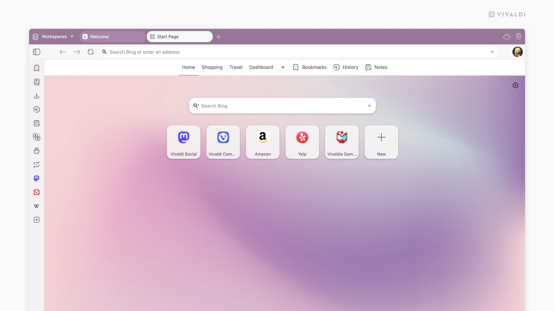 Vivaldi 7.0 media 7