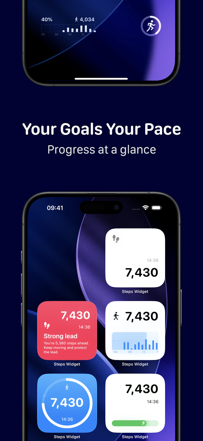 Steps Widget screenshot 2