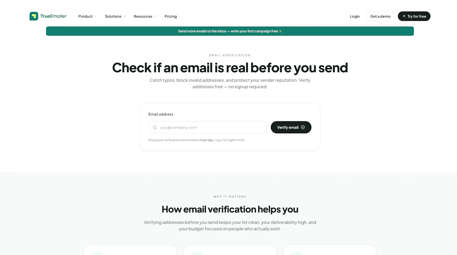 TrueEmailer screenshot 1