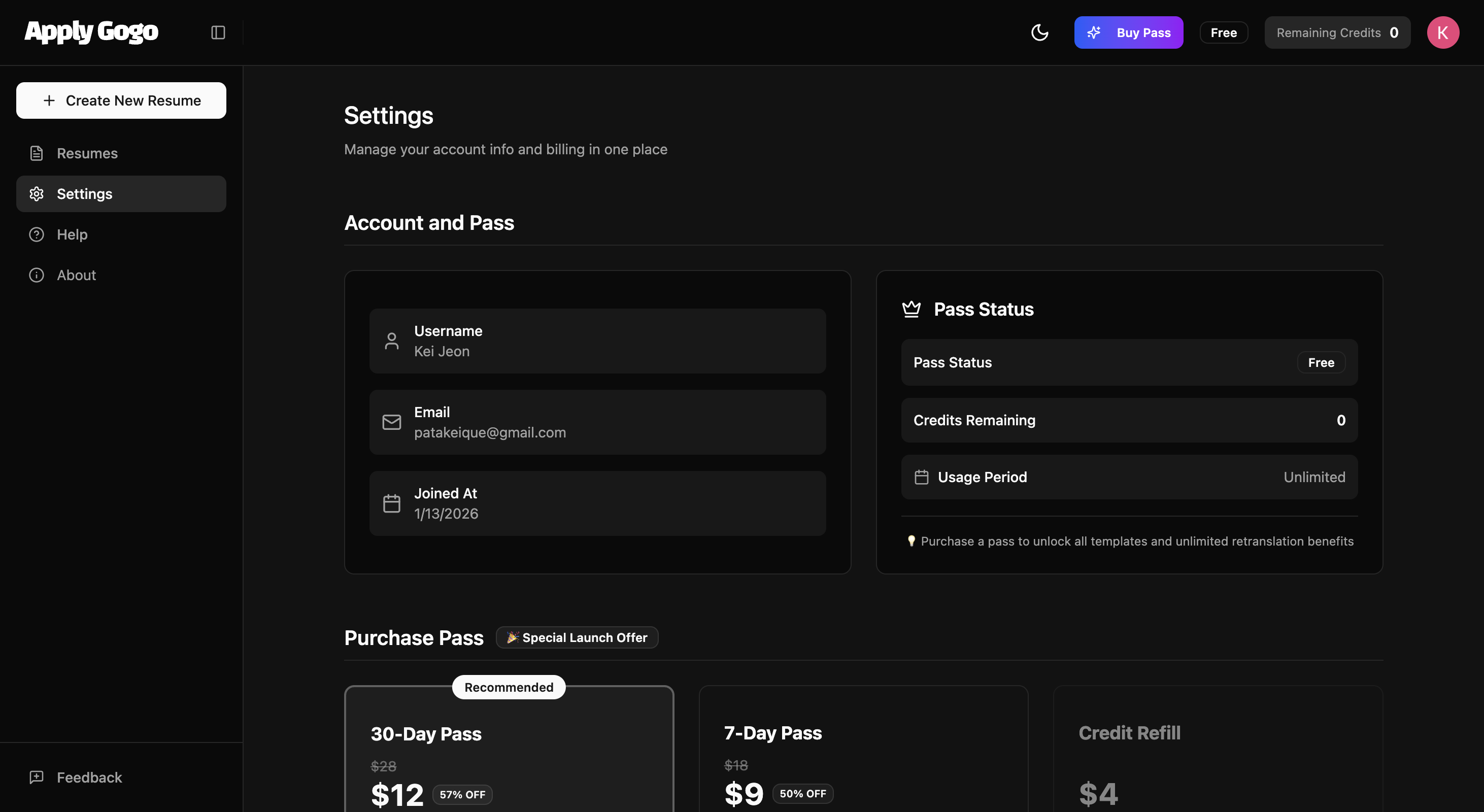ApplyGogo - Screenshot 5 showing product features and functionality
