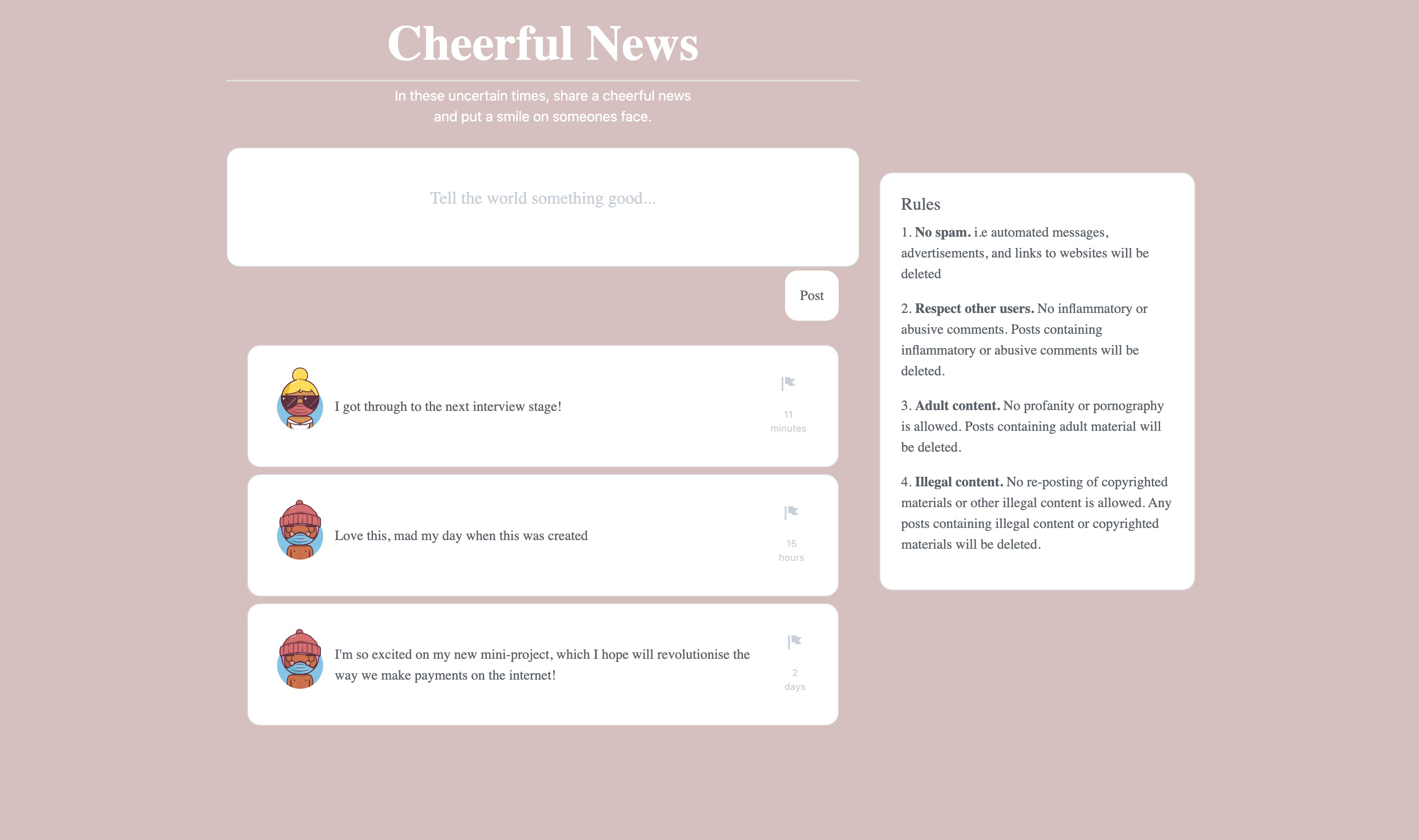 Cheerful News media 2