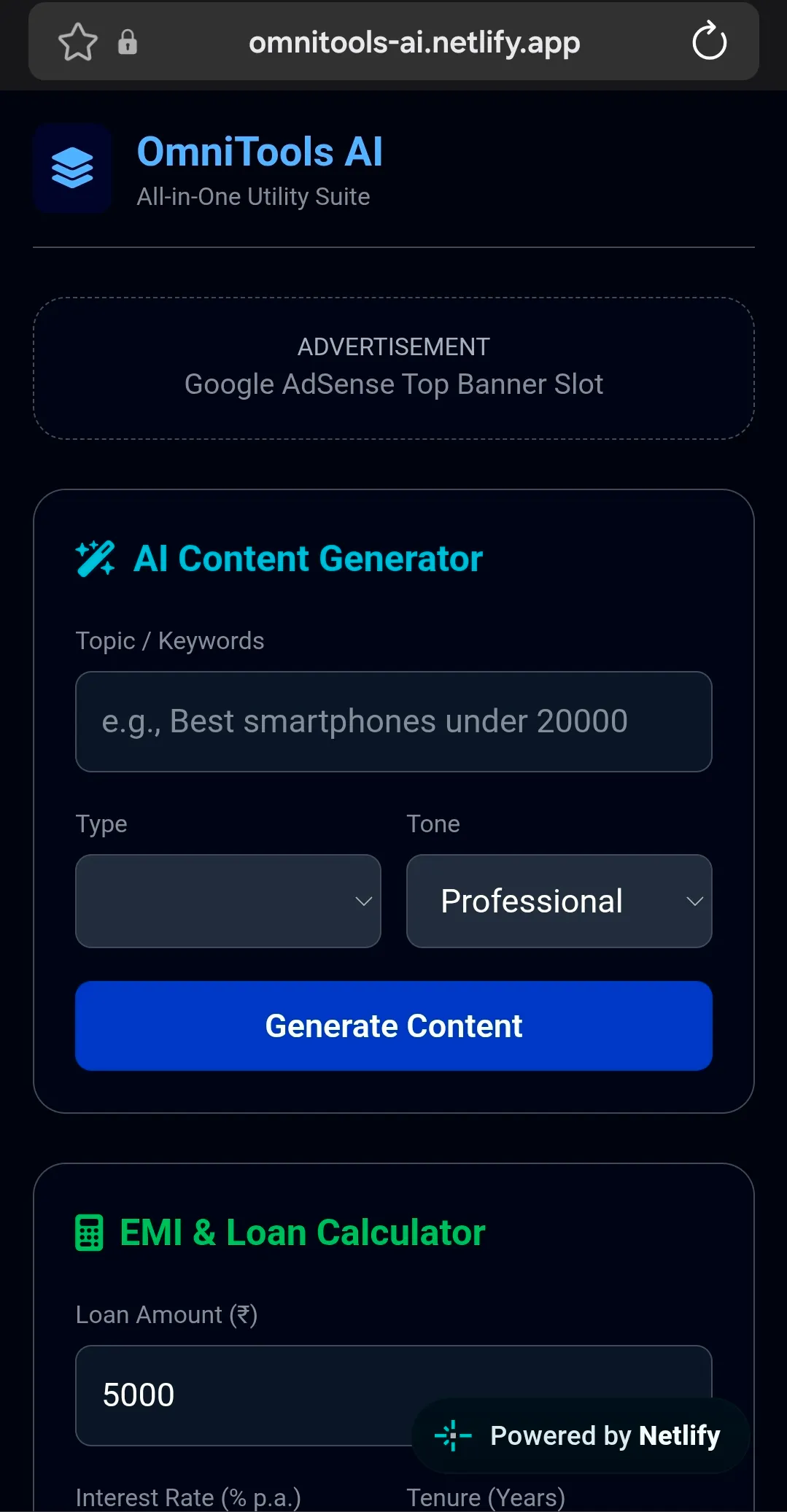 OmniTools AI gallery image