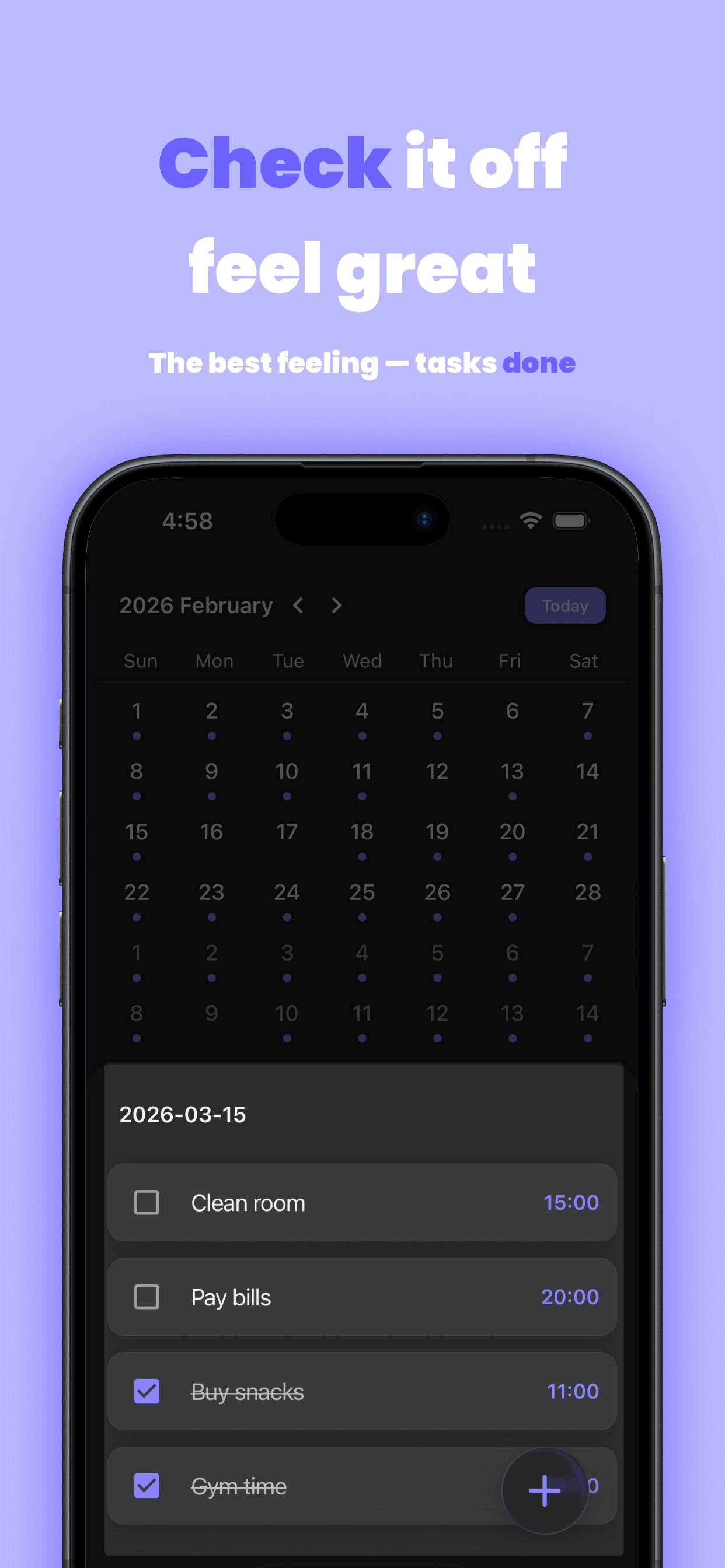 TaskCal – Task management meets calendar gallery image