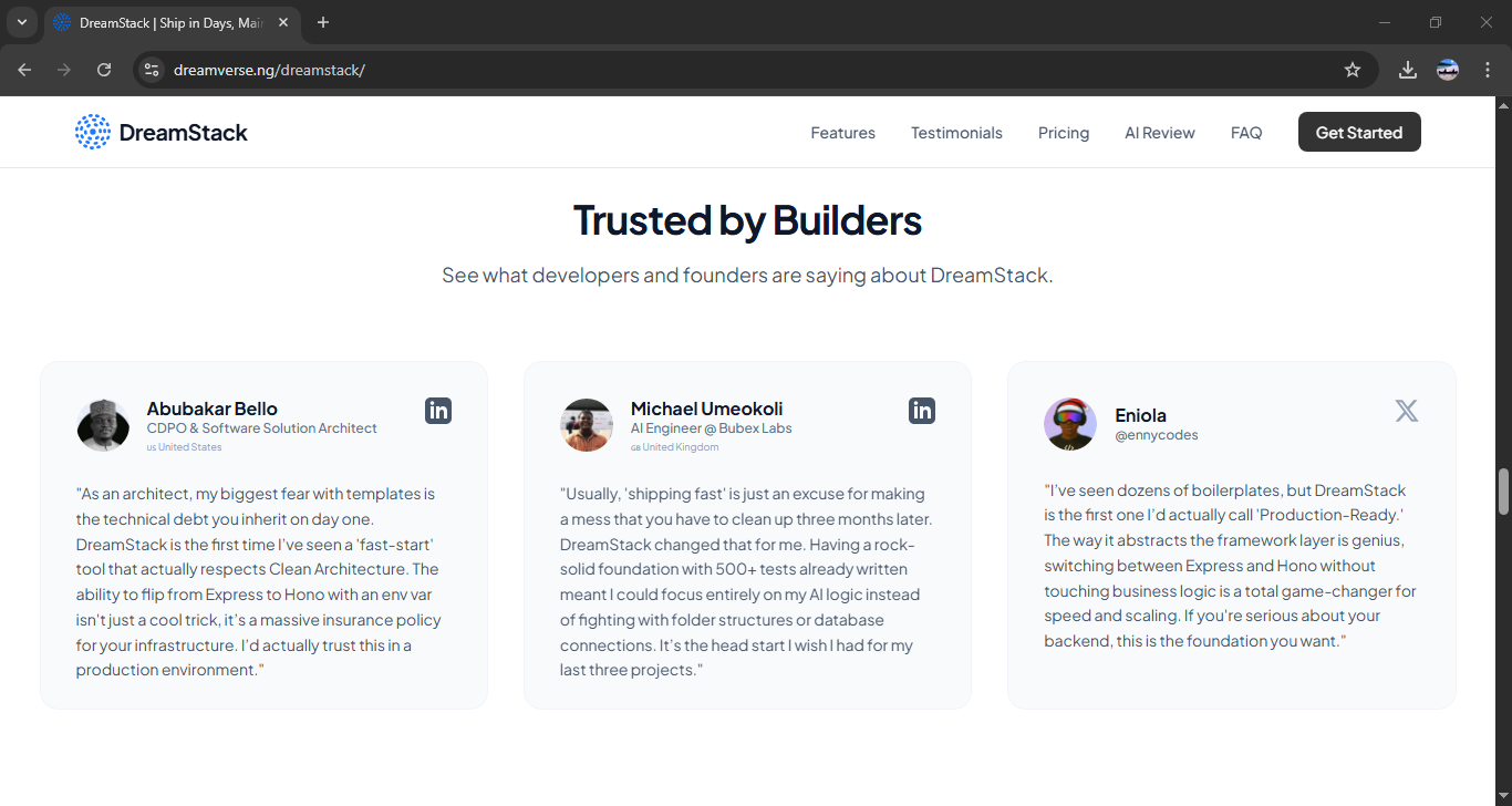DreamStack Node.js gallery image