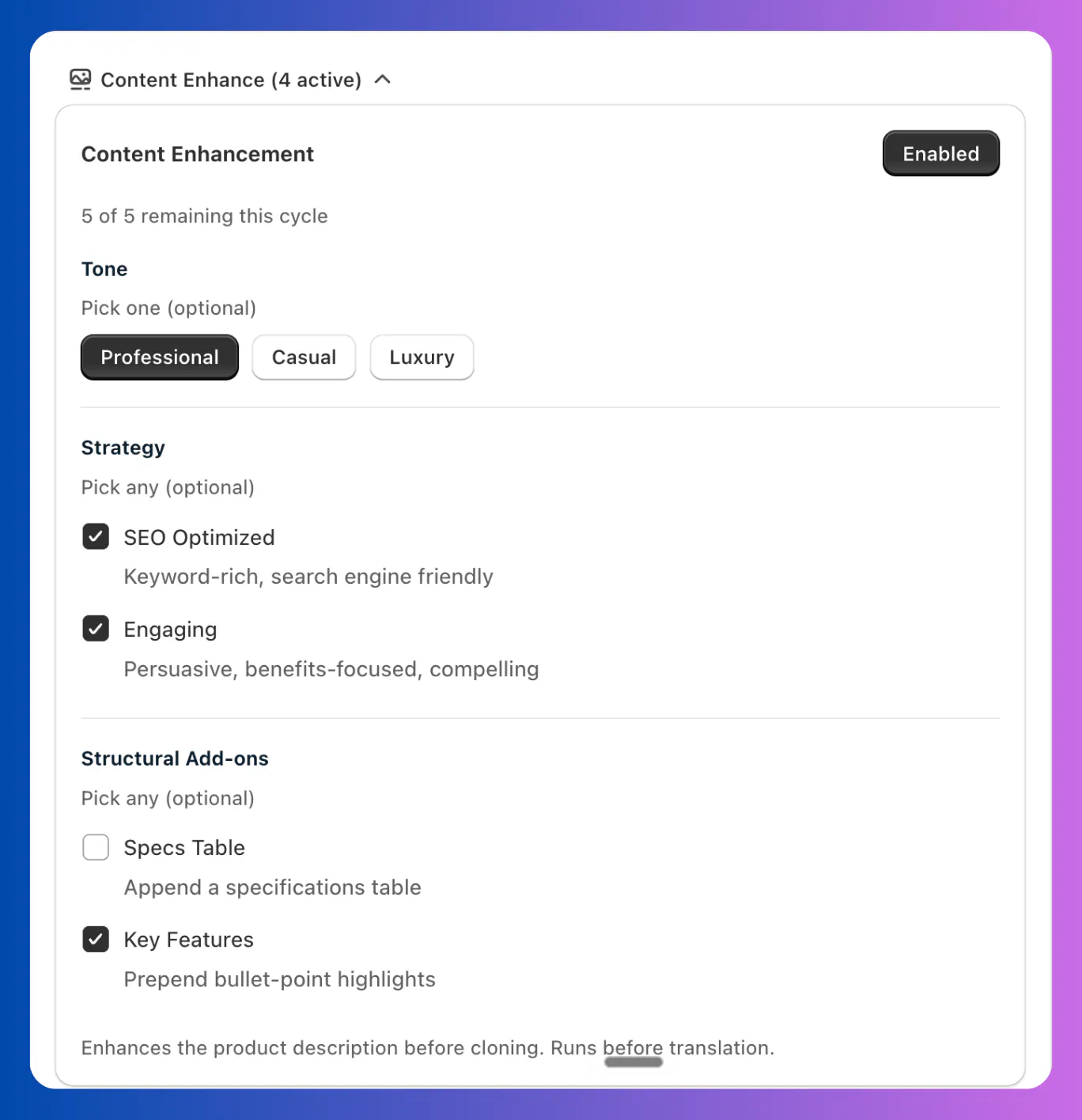 Cloneify/Kopy‑fy Import & Copy Products gallery image