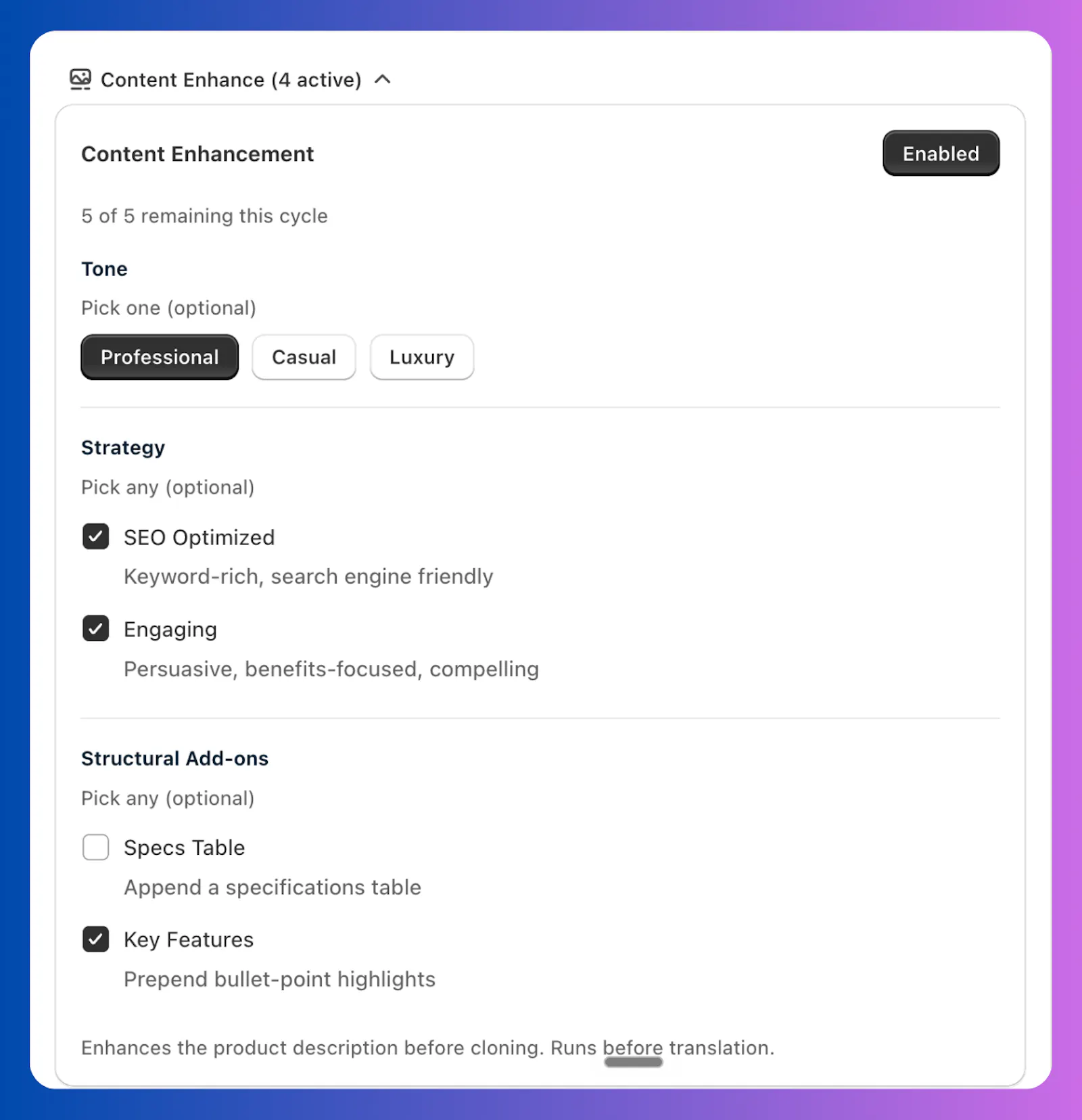 Cloneify/Kopy‑fy Import & Copy Products screenshot 5