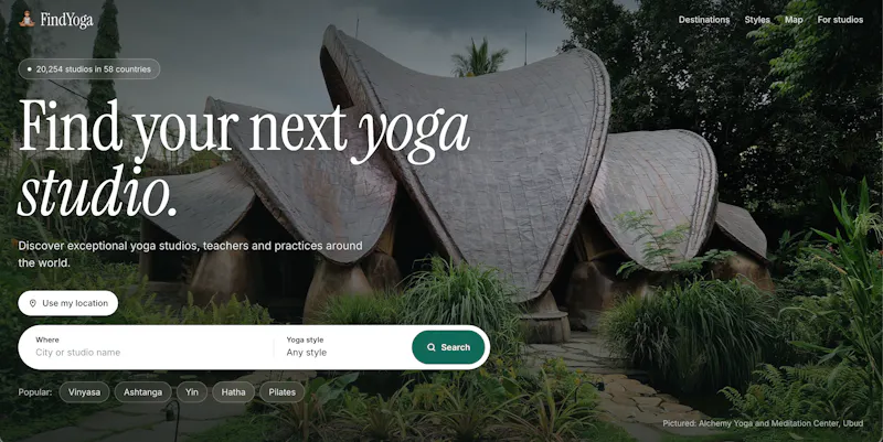 FindYoga screenshot 1