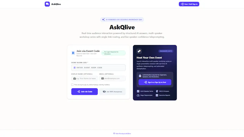 AskQlive screenshot 2