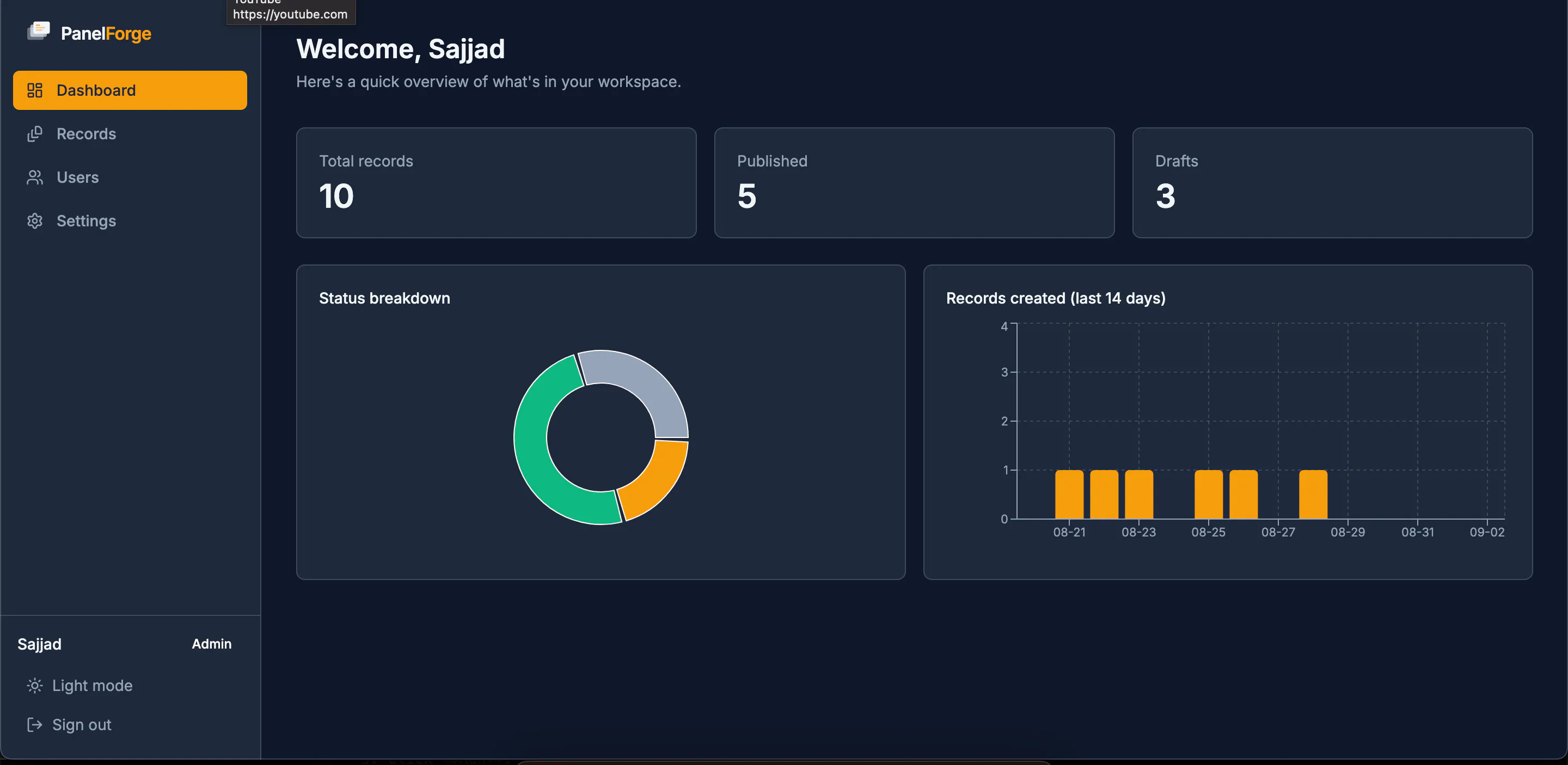 PanelForge screenshot