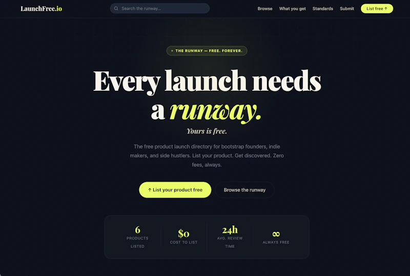 LaunchFree.io screenshot 1