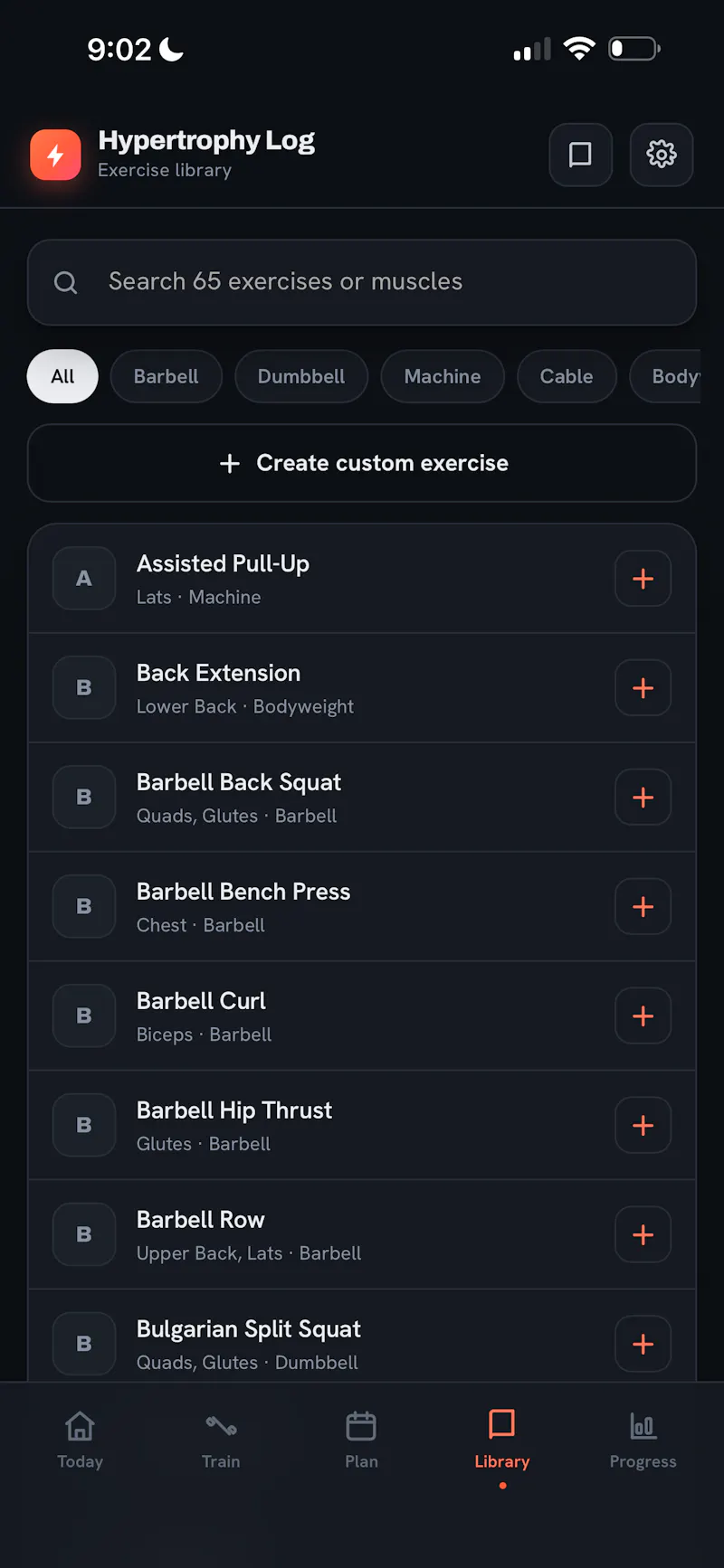 uh gym app screenshot 2