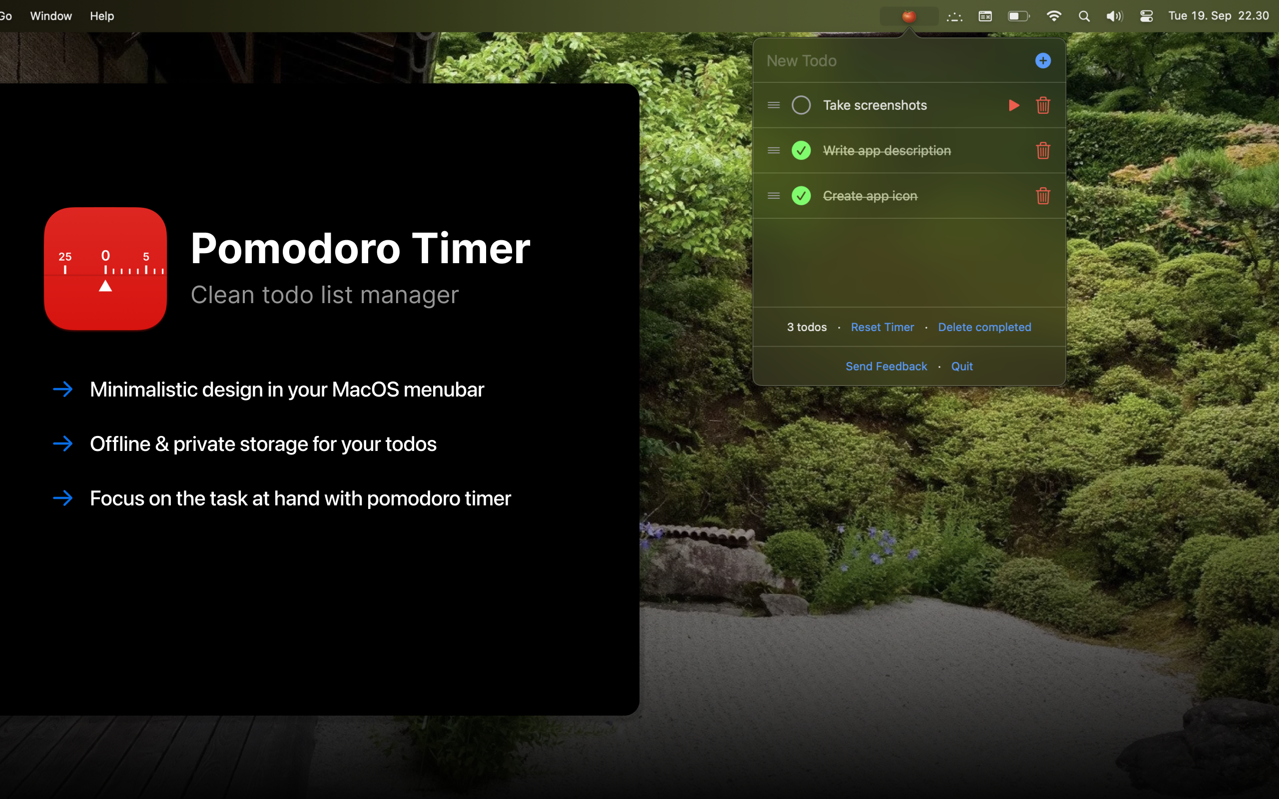 Pomodoro timer gallery image