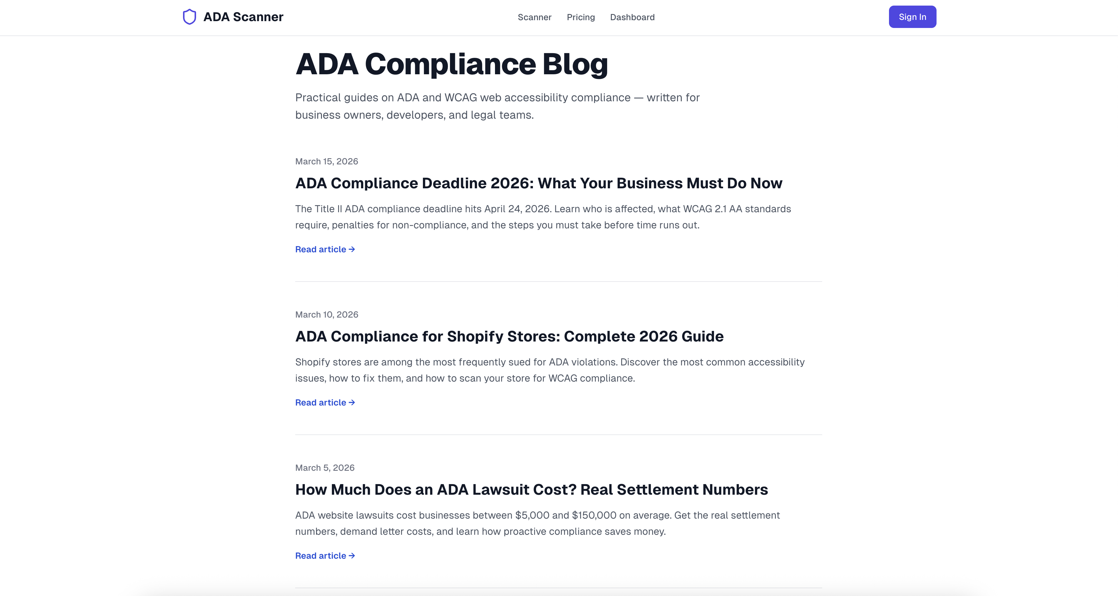 ADA Scanner gallery image