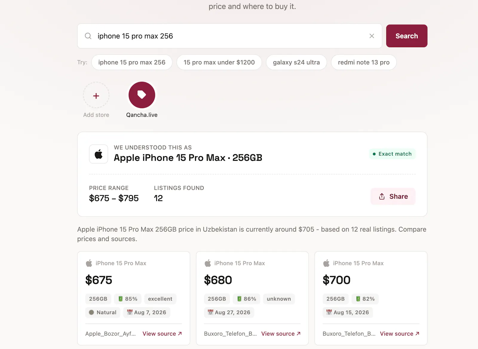 Qancha.live screenshot 3