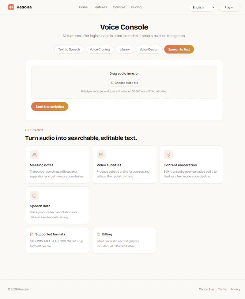 Clone voice,pay only for what you use screenshot 4
