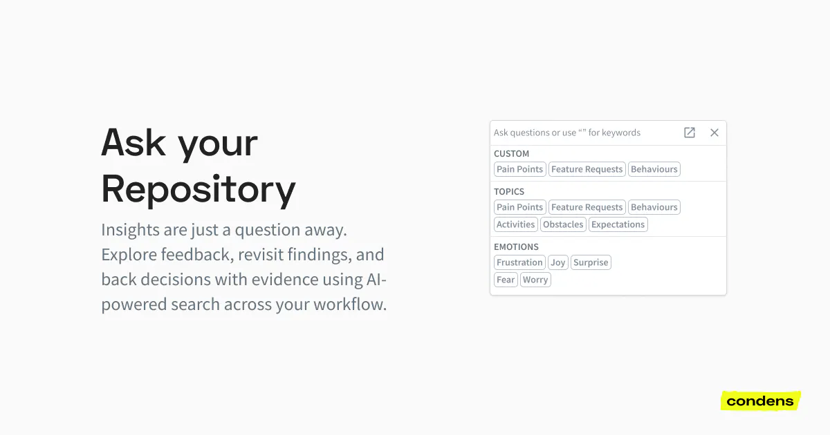 Ask your Repository