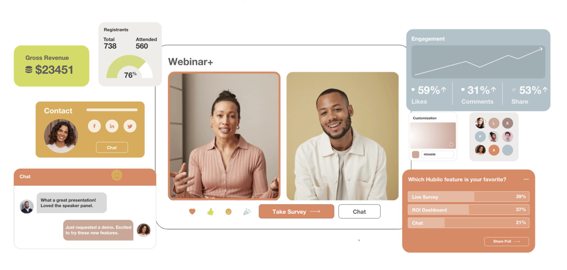 Hubilo Webinar+ gallery image