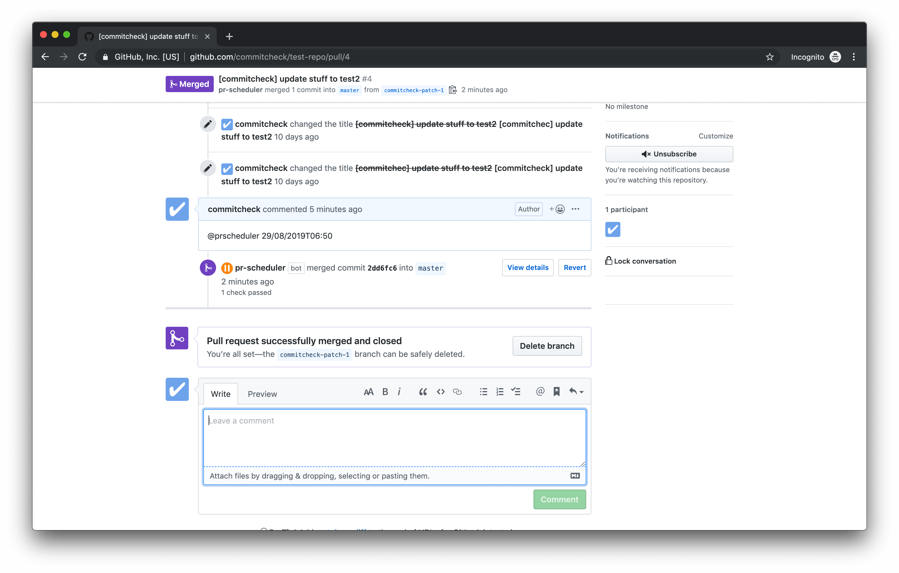 PR Scheduler gallery image