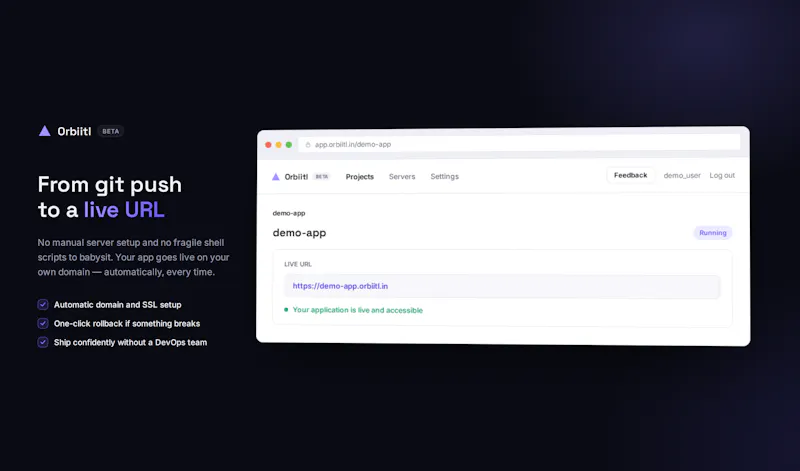 Orbiitl AutoDeployment screenshot 2