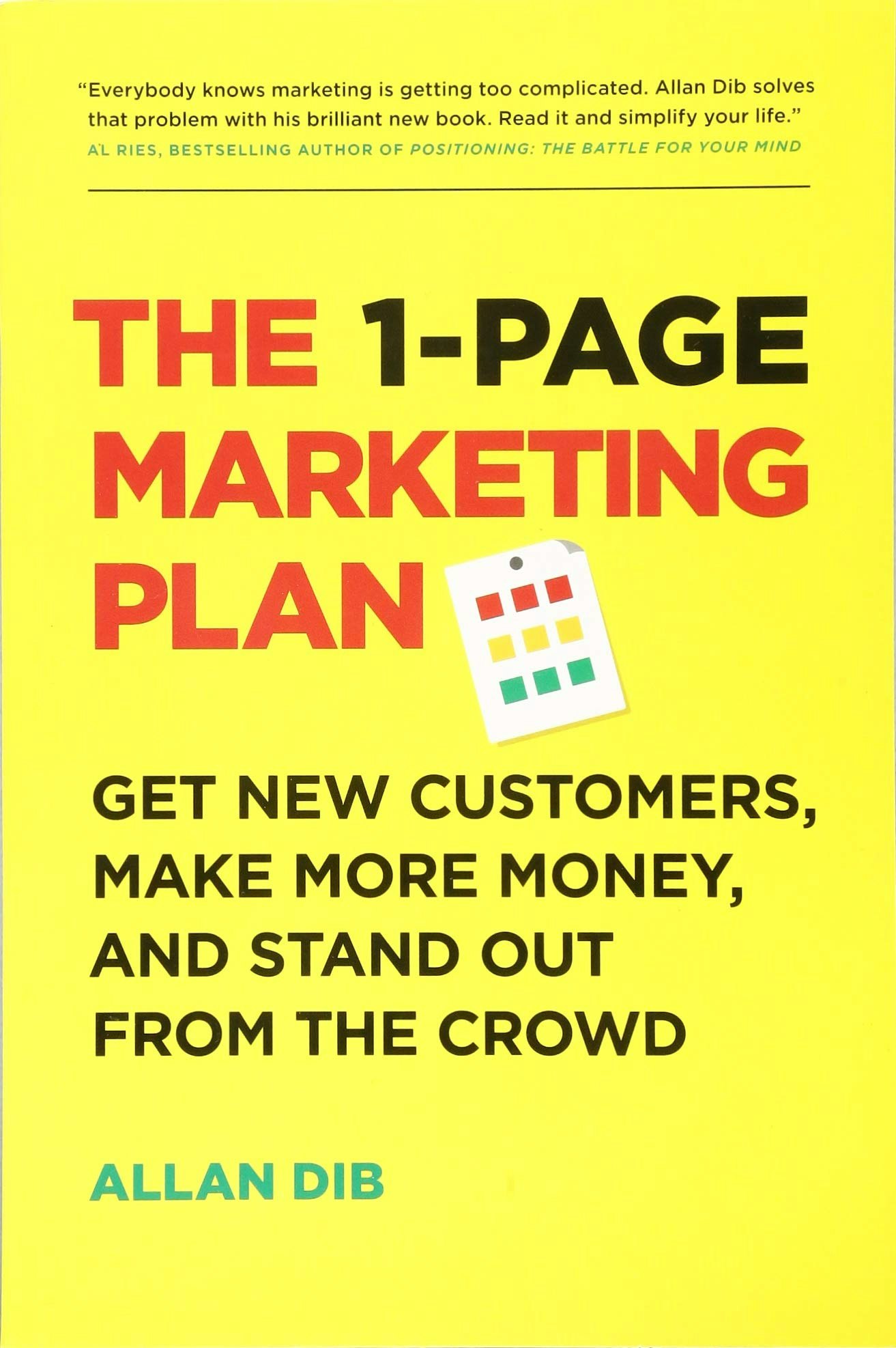 The 1-Page Marketing Plan