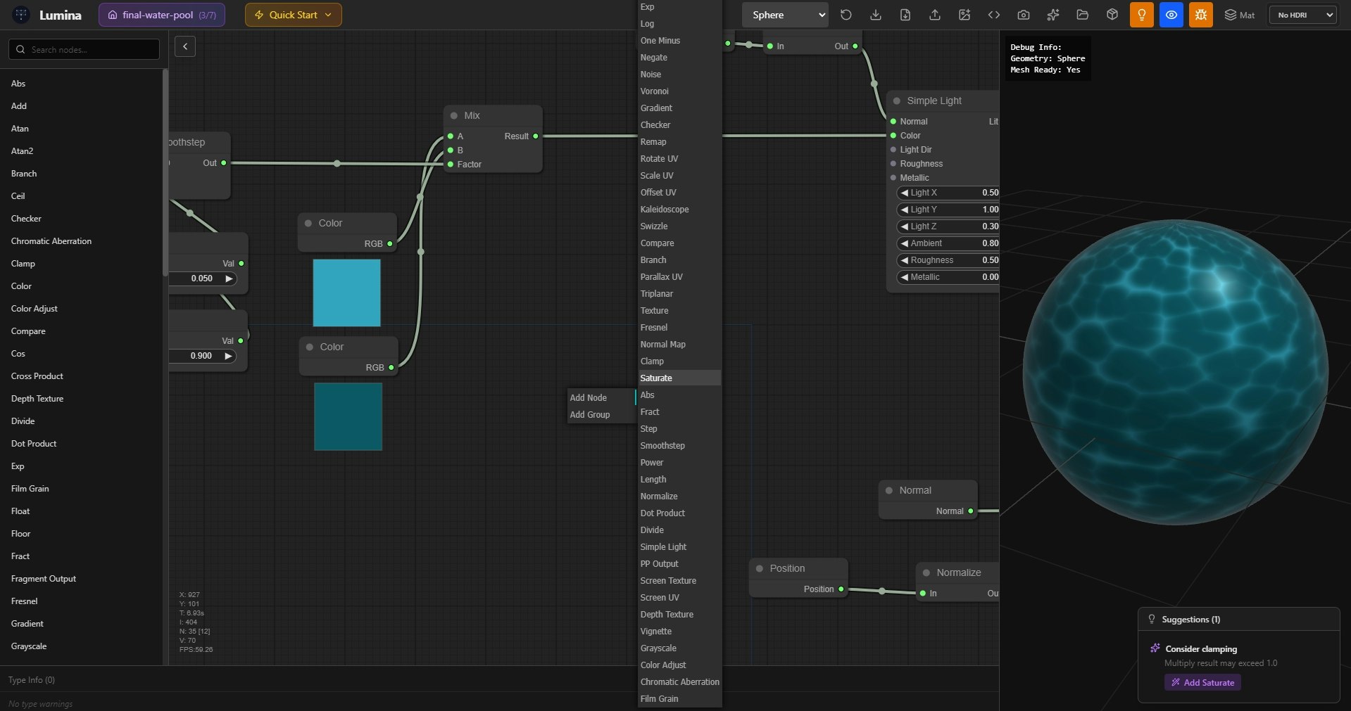 Lumina Workbench - Screenshot 2 showing product features and functionality