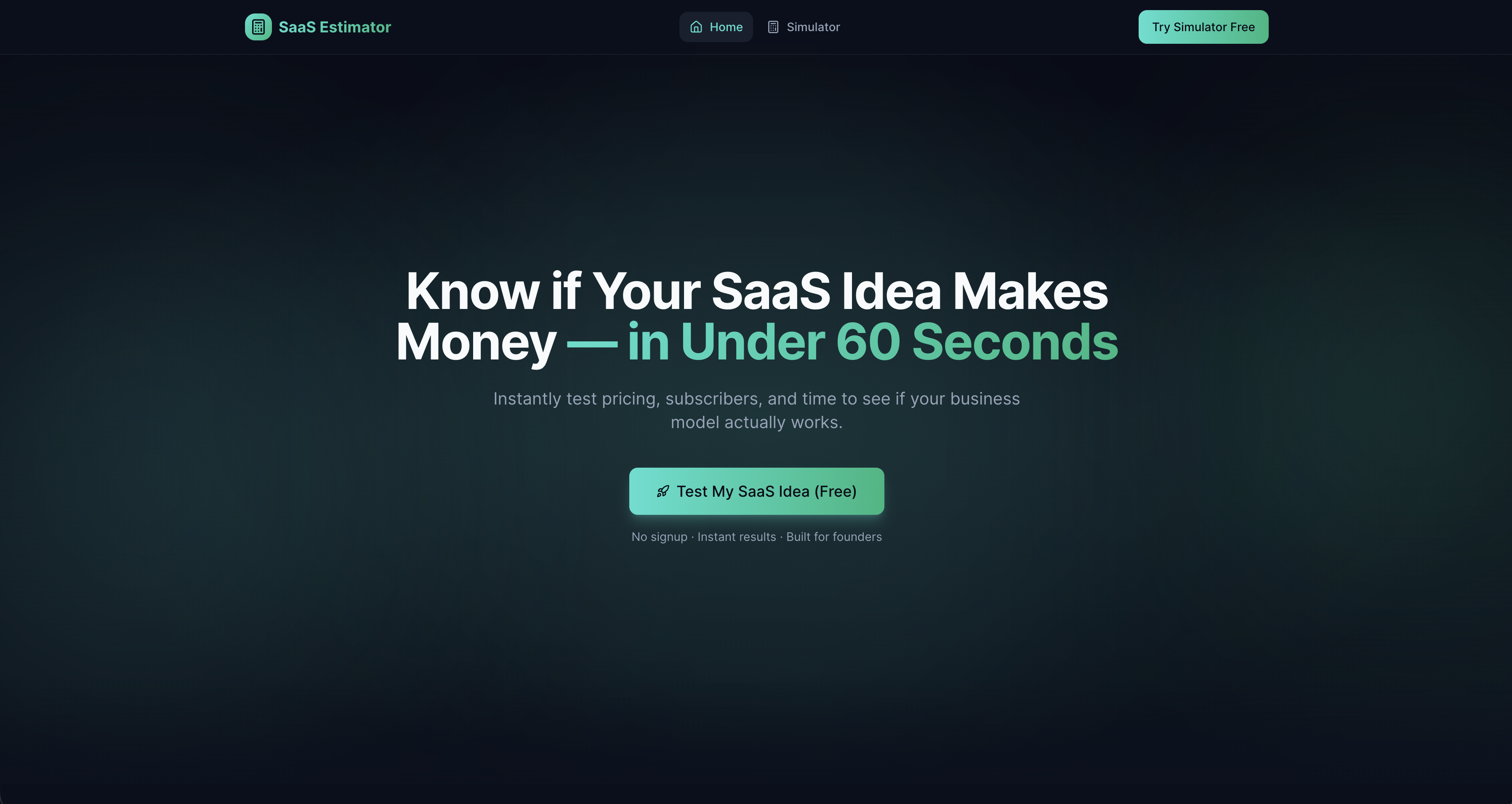 SaaS Estimator gallery image