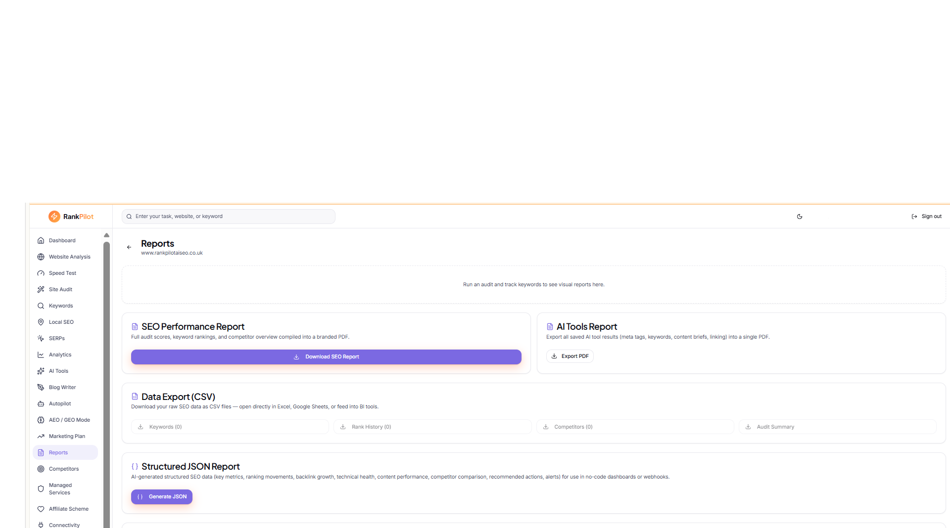 RankPilot AI SEO gallery image