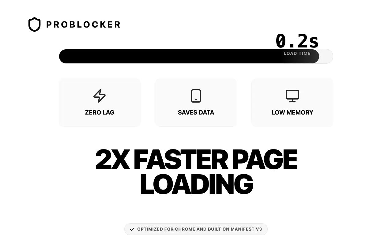 ProBlocker - Adblock for Youtube & Web gallery image