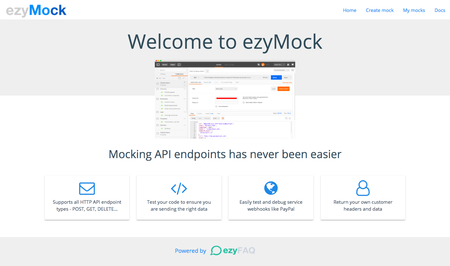 ezyMock gallery image