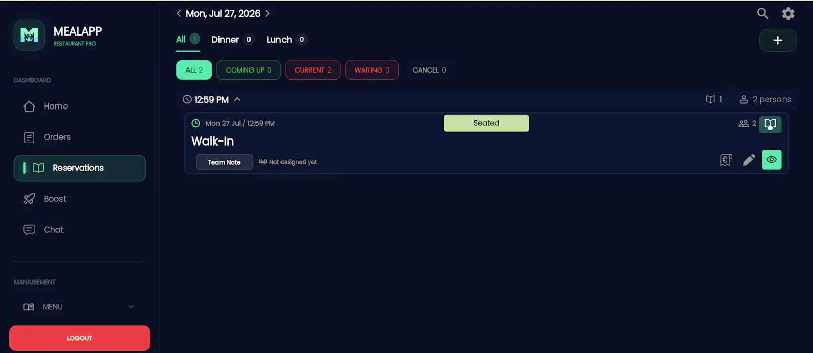 MealApp screenshot 3