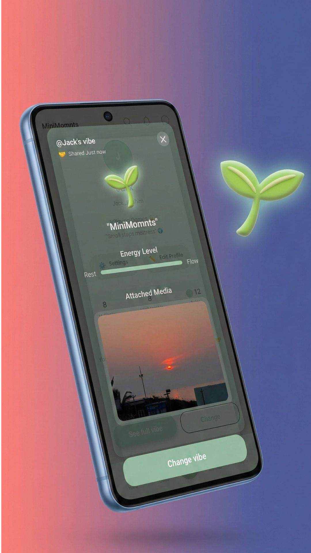 MiniMomnts - Screenshot 4 showing product features and functionality