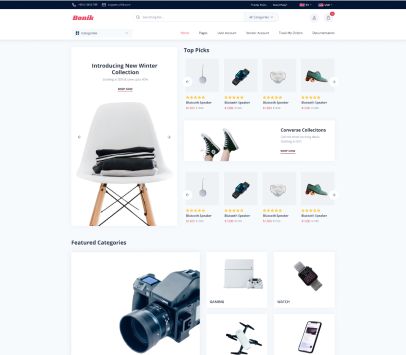 Bonik - React Next Js Ecommerce template gallery image